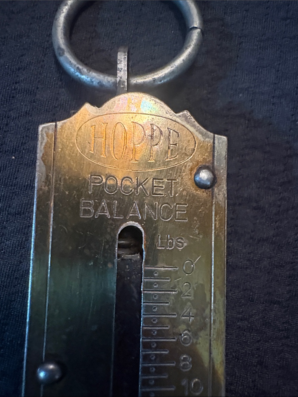 Vintage Brass Hanging Scale by Hoppe , works well - Picture 2 of 4